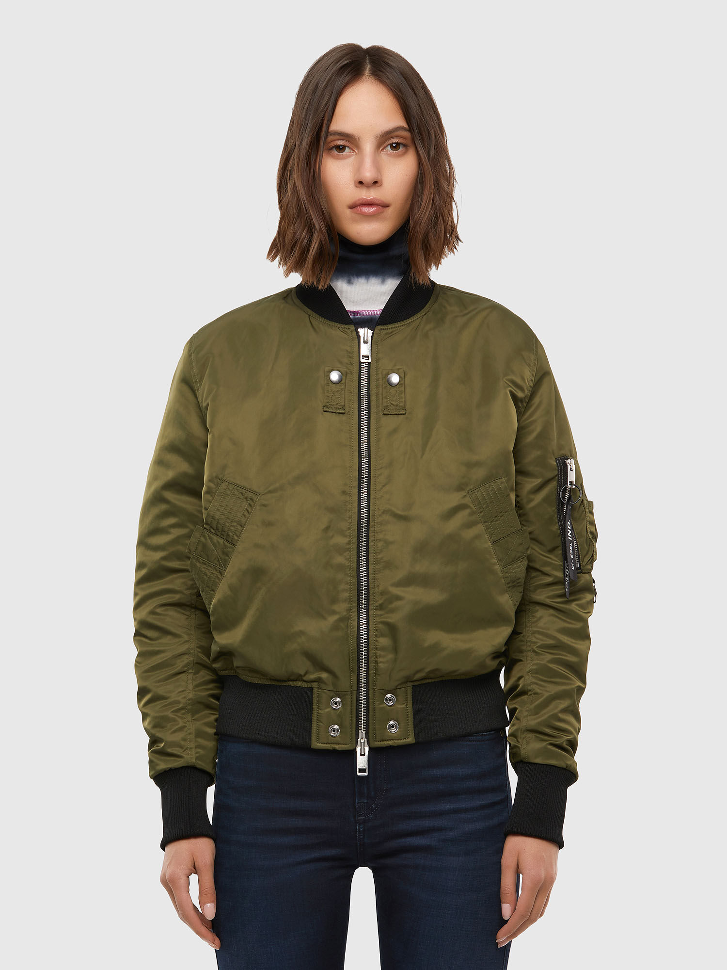 W-SWING Woman: Padded bomber jacket 