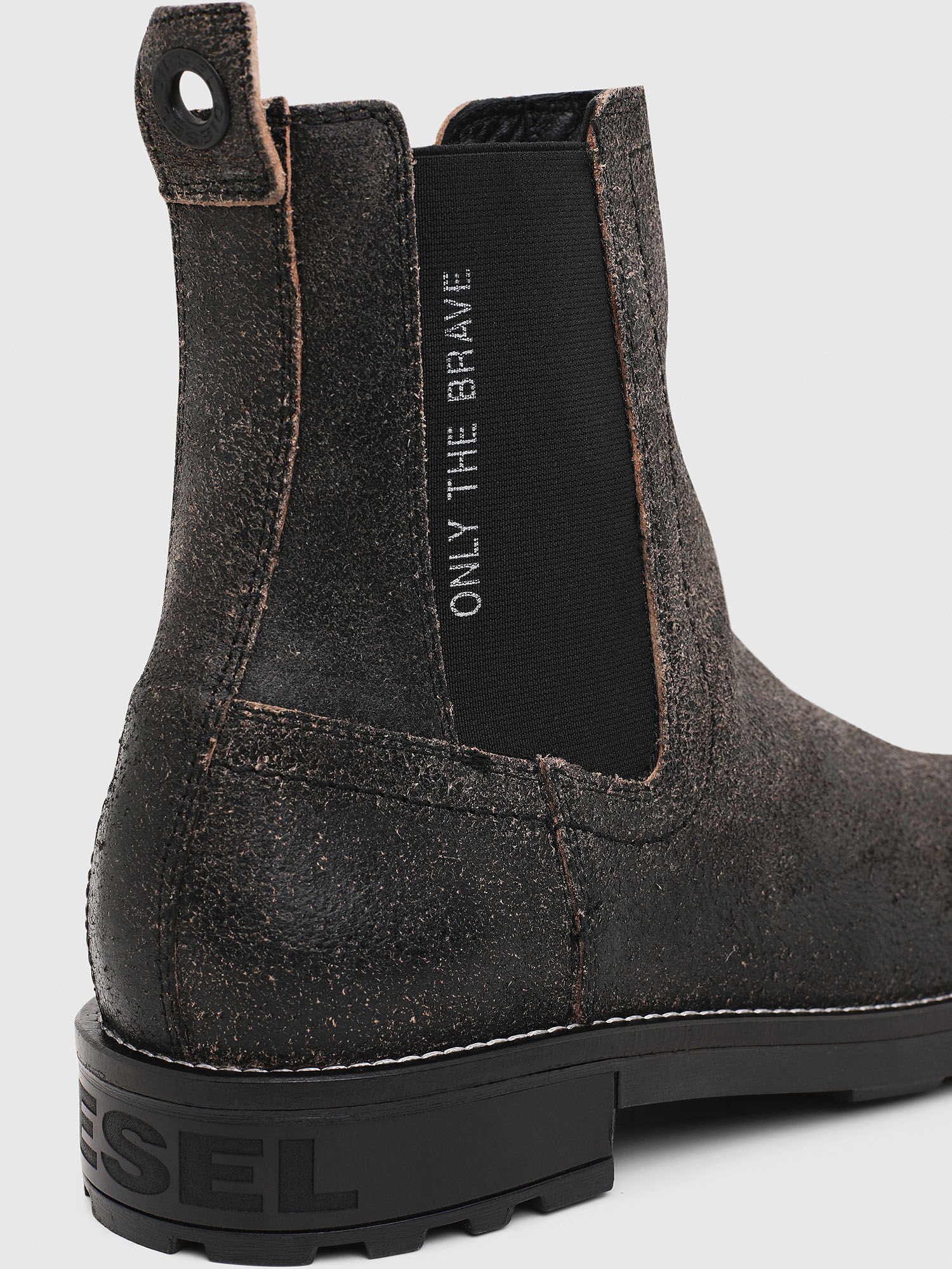 Men: Chelsea boots in aged leather | Diesel