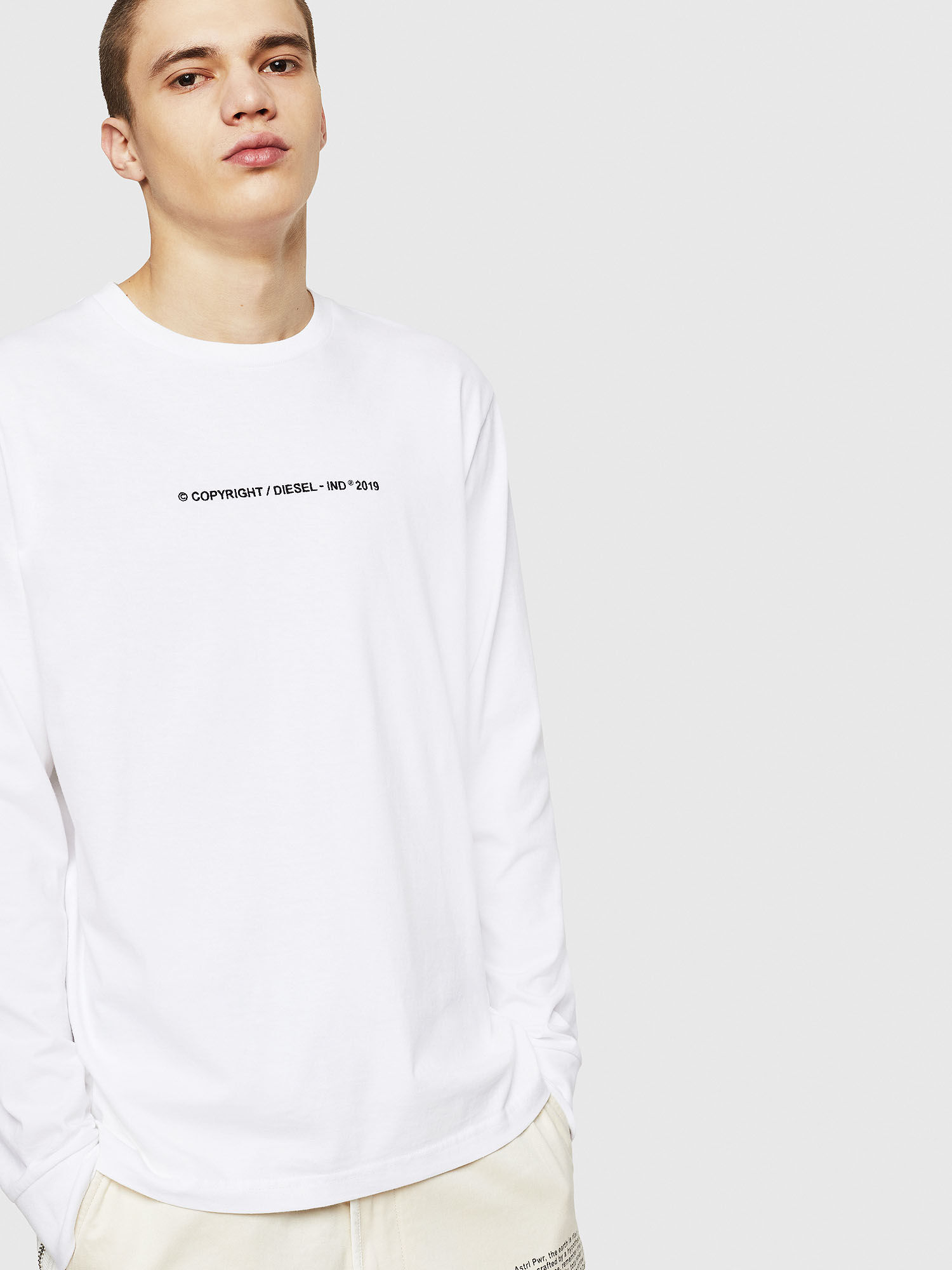 long white t shirt