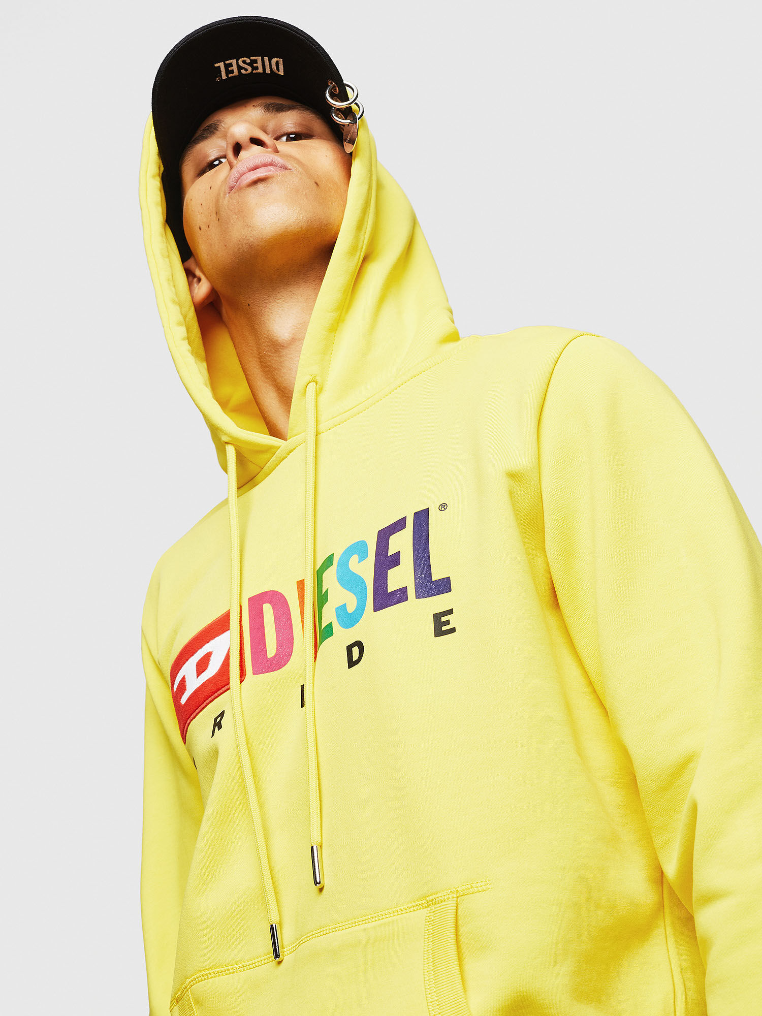 diesel yellow hoodie