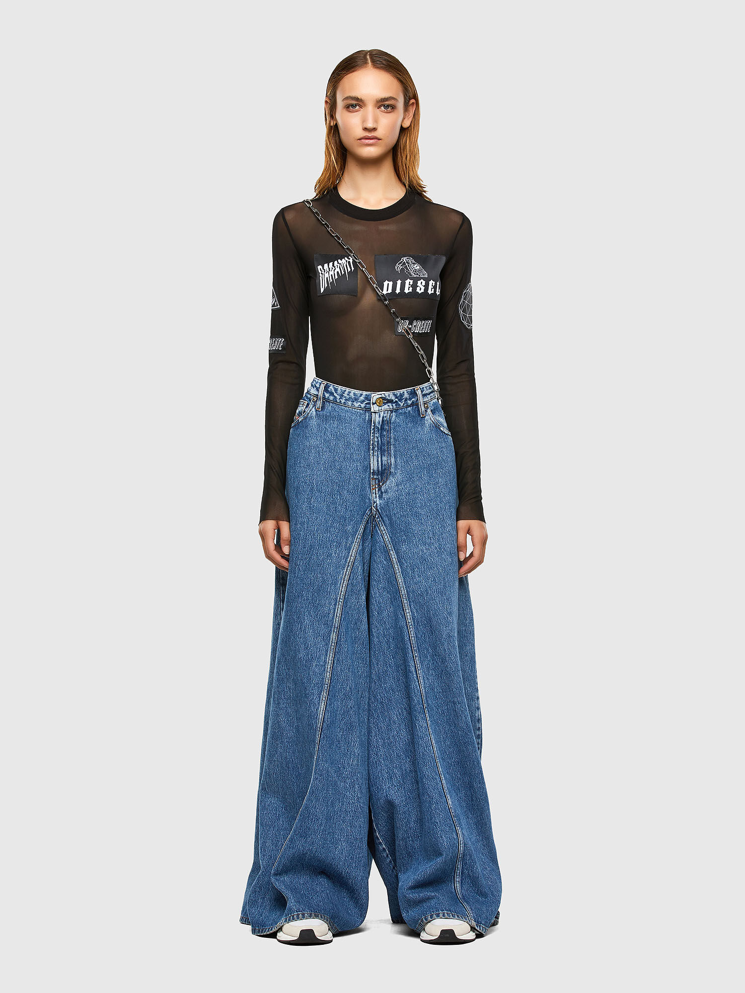 diesel flared jeans