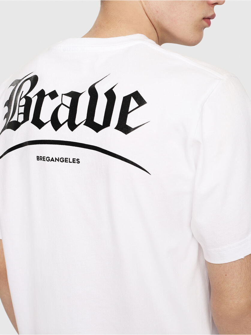 T Just Y14 Men Regular T Shirt With Bregangeles Print Diesel