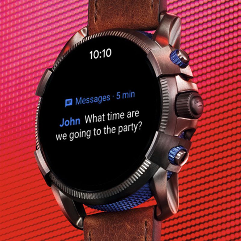 Diesel Smartwatches Functionality Instant Notifications Denim