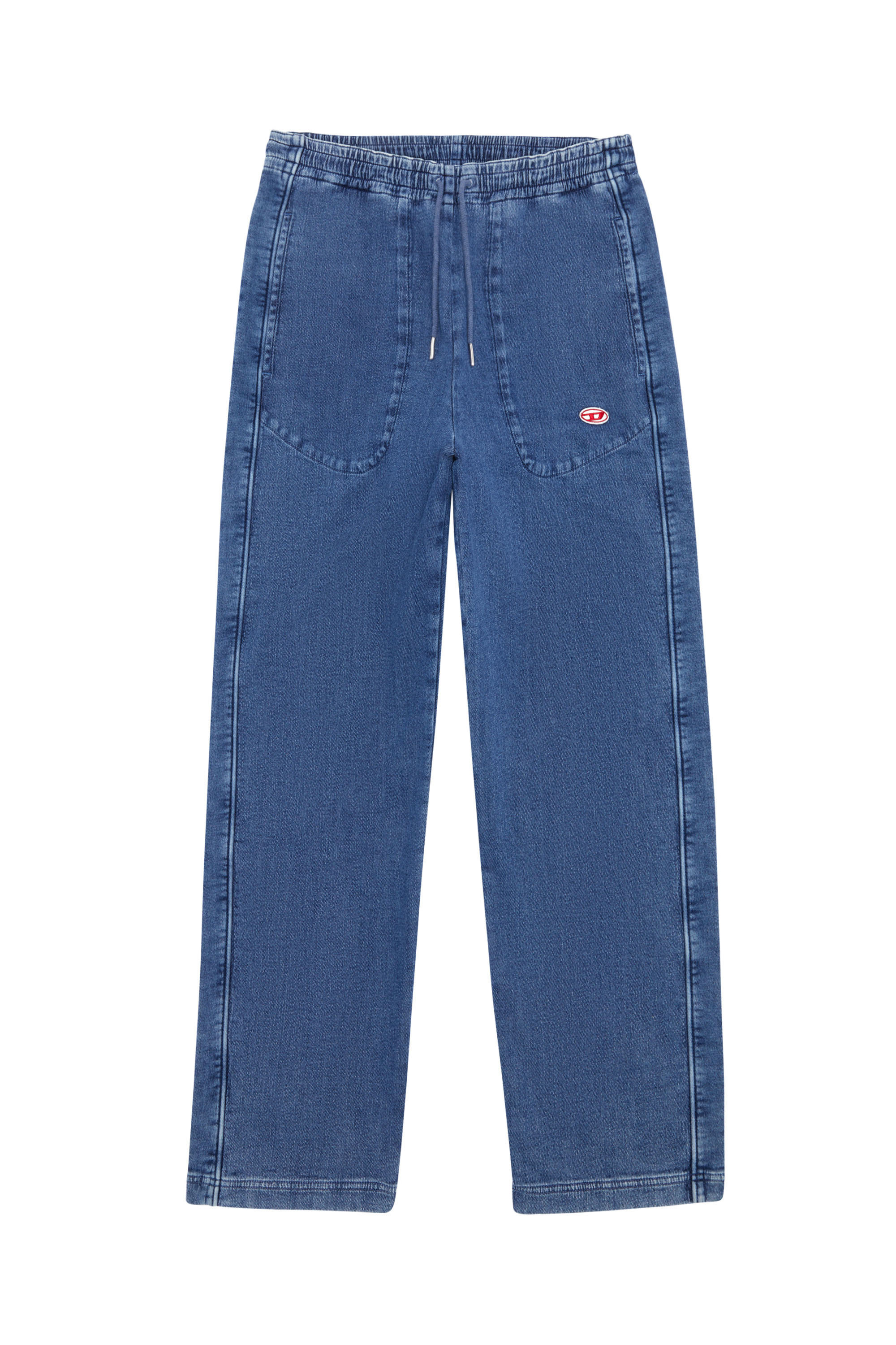 D-Martians Track Denim Joggjeans® 09C99, Medium blue - Jeans