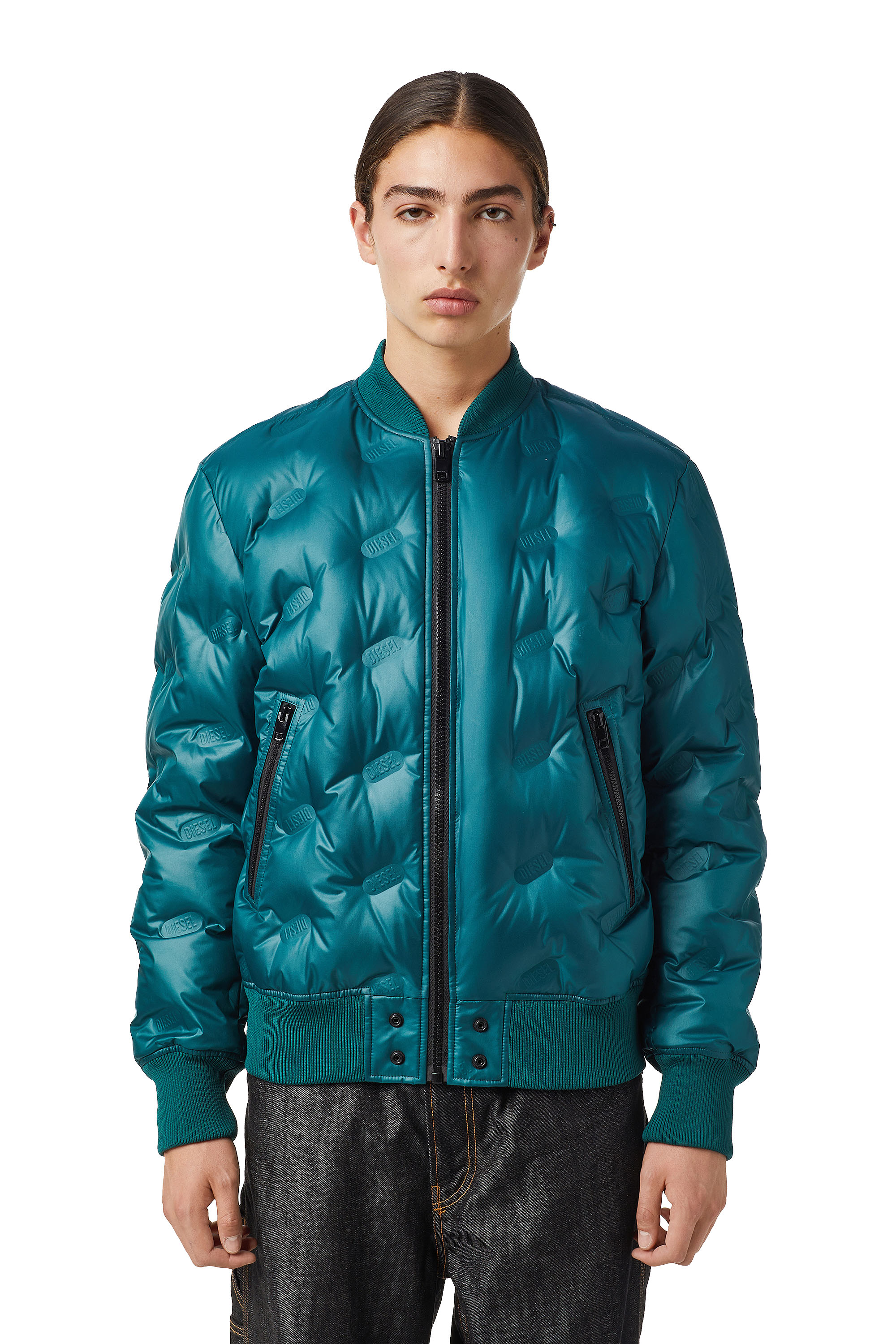 W-ON-THERMO-21, Water Green - Winter Jackets