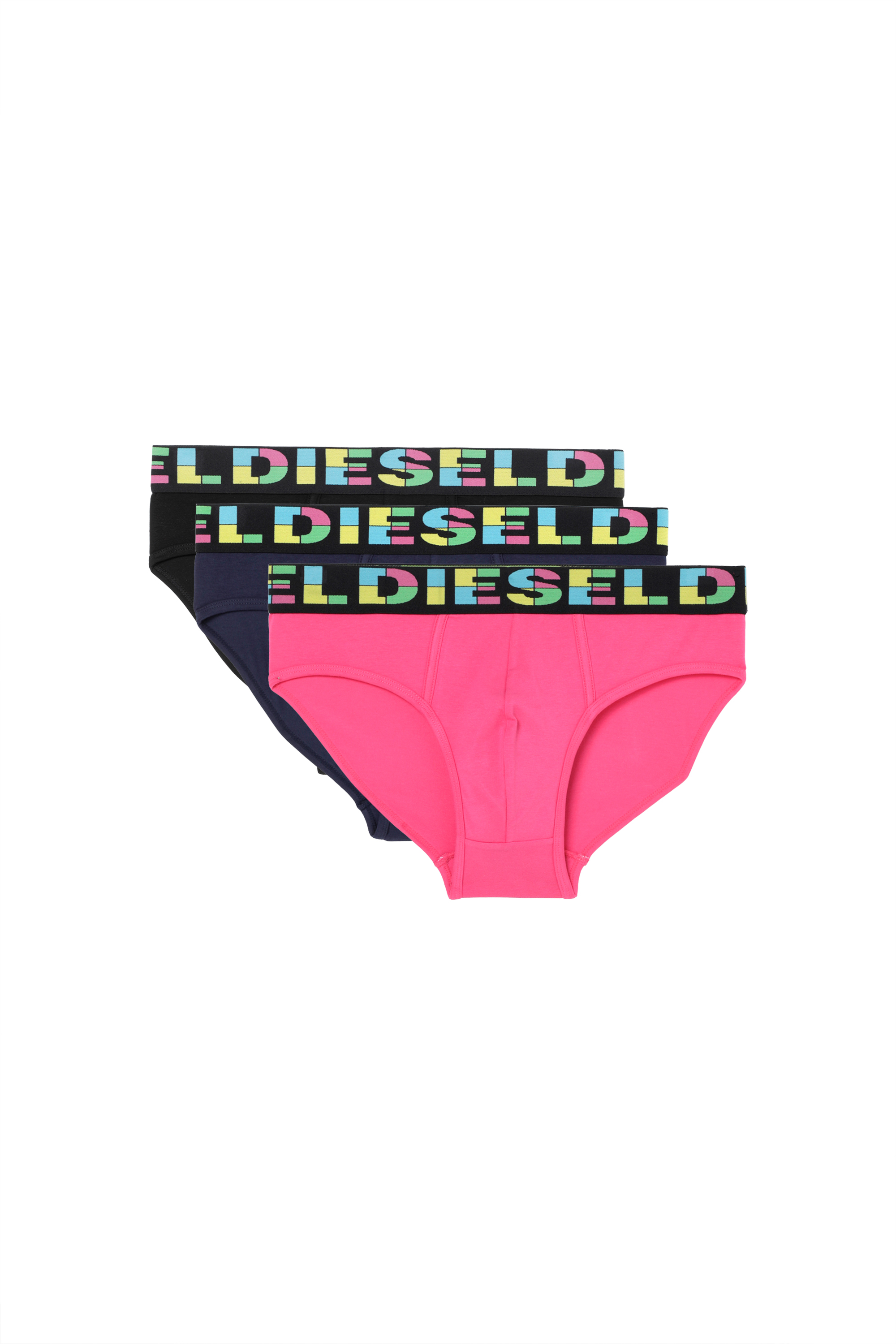 UMBR-ANDRETHREEPACK, Black/Pink - Briefs
