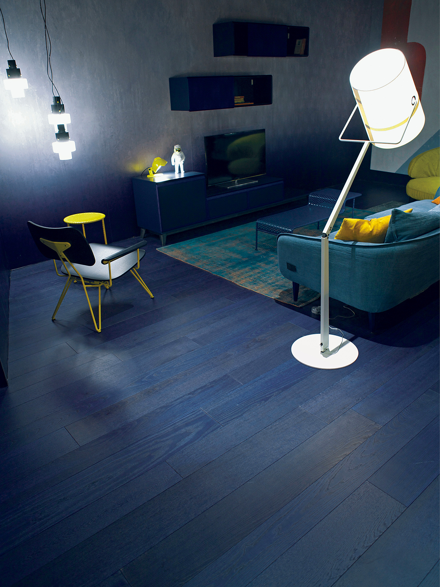 TRUE INDIGO, - Flooring