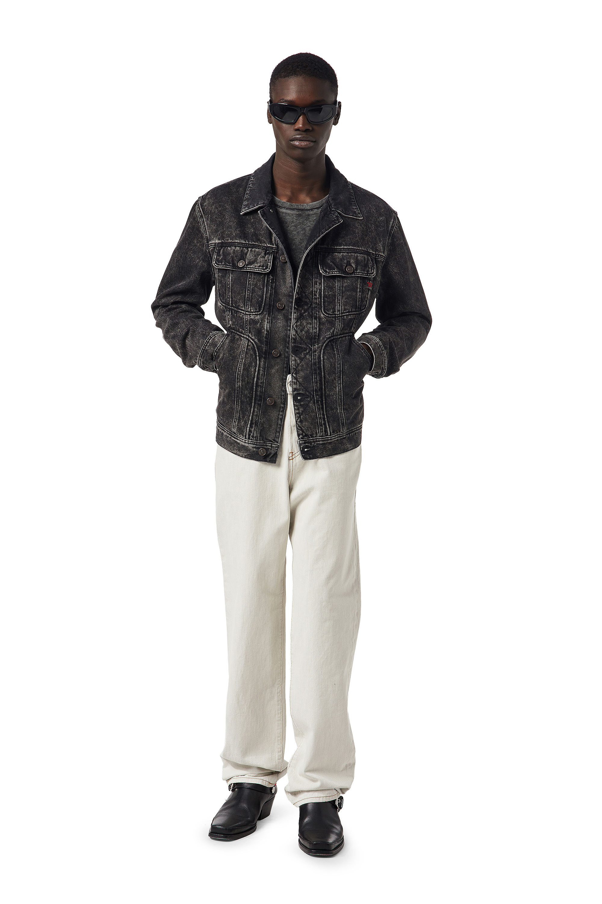 1955 09B93, White - Jeans