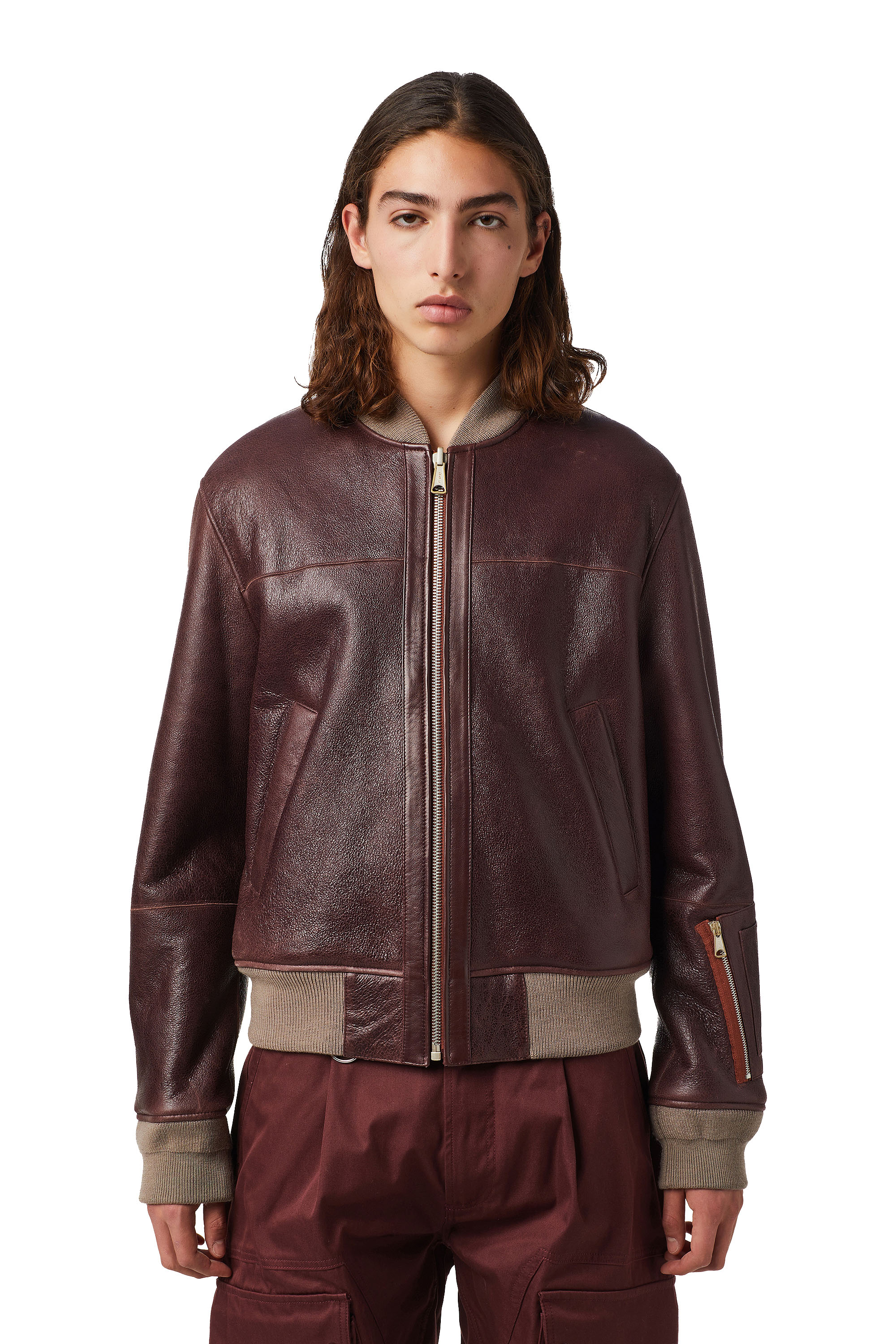L-CARTER, Violet - Leather jackets