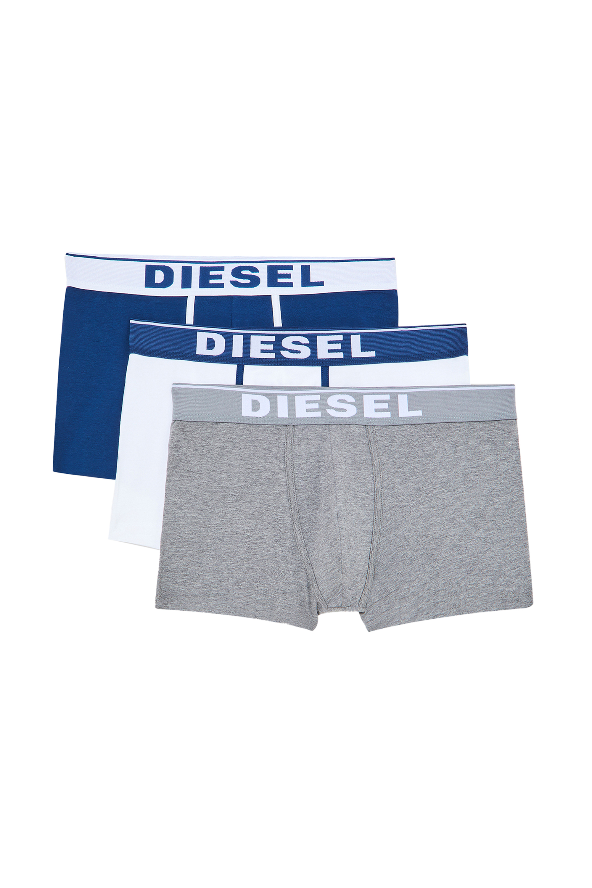 UMBX-DAMIENTHREEPACK, White/Blue - Trunks