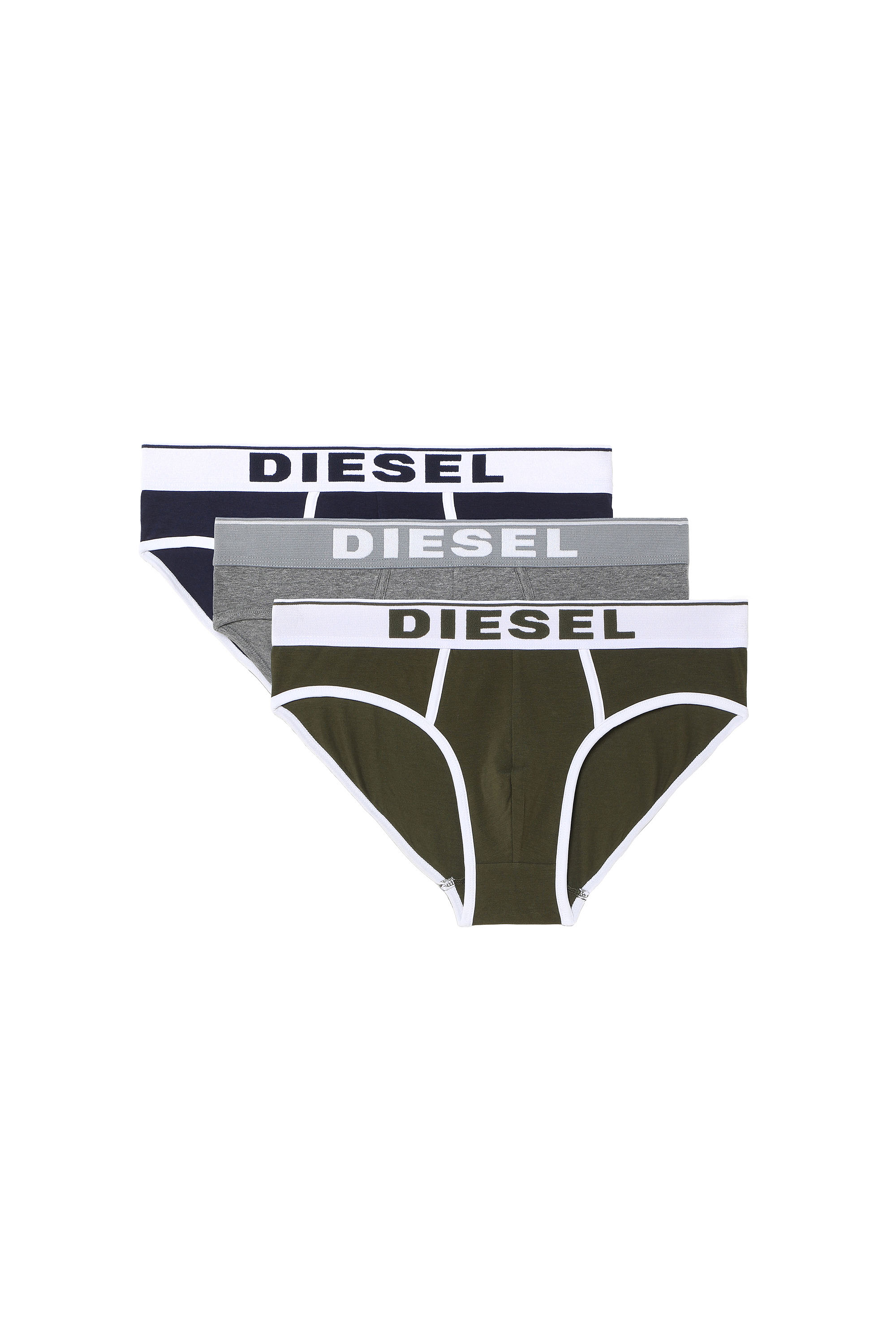 UMBR-ANDRETHREEPACK, Green/Grey - Briefs