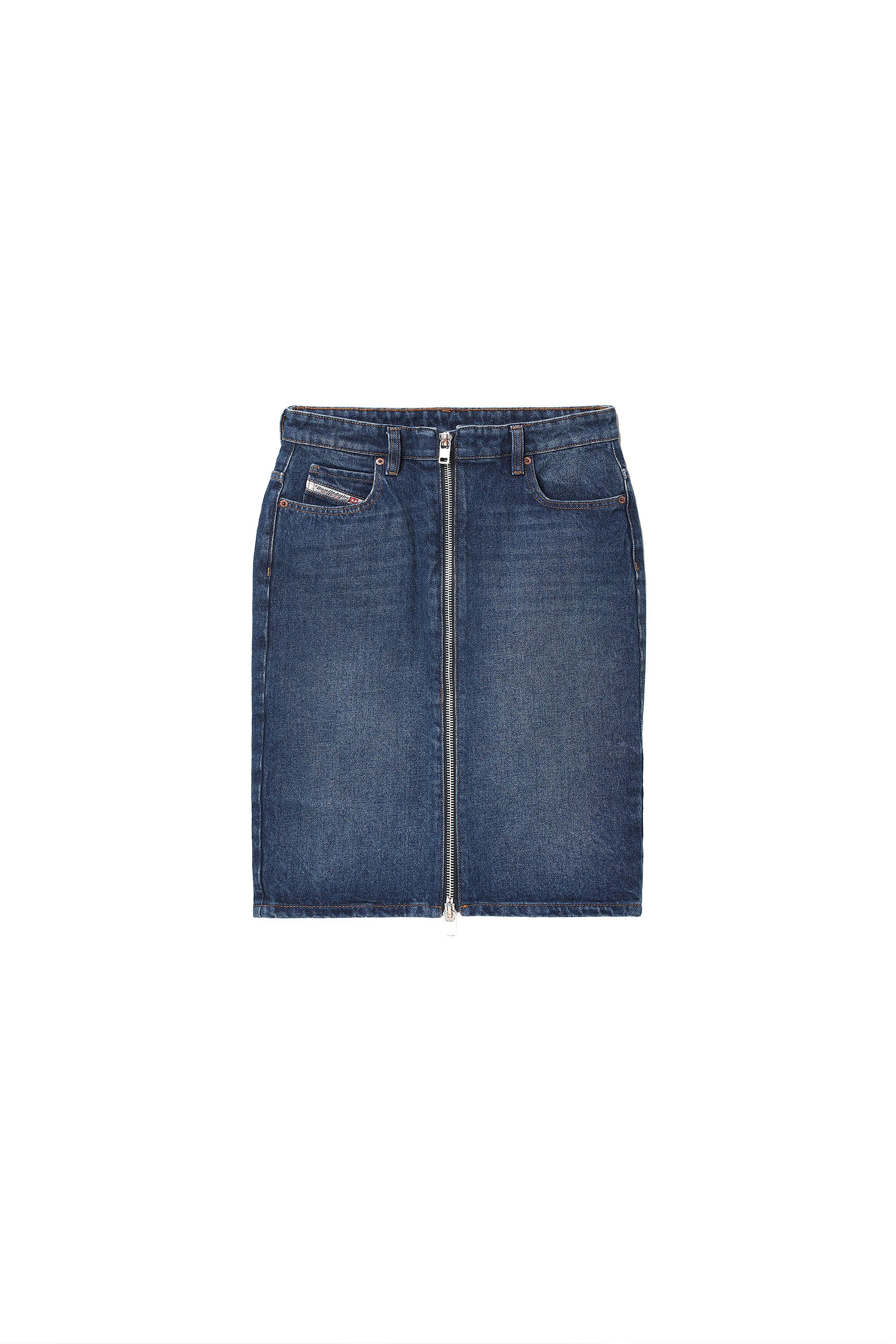 DE-PENCIL-ZIP, Medium blue - Skirts