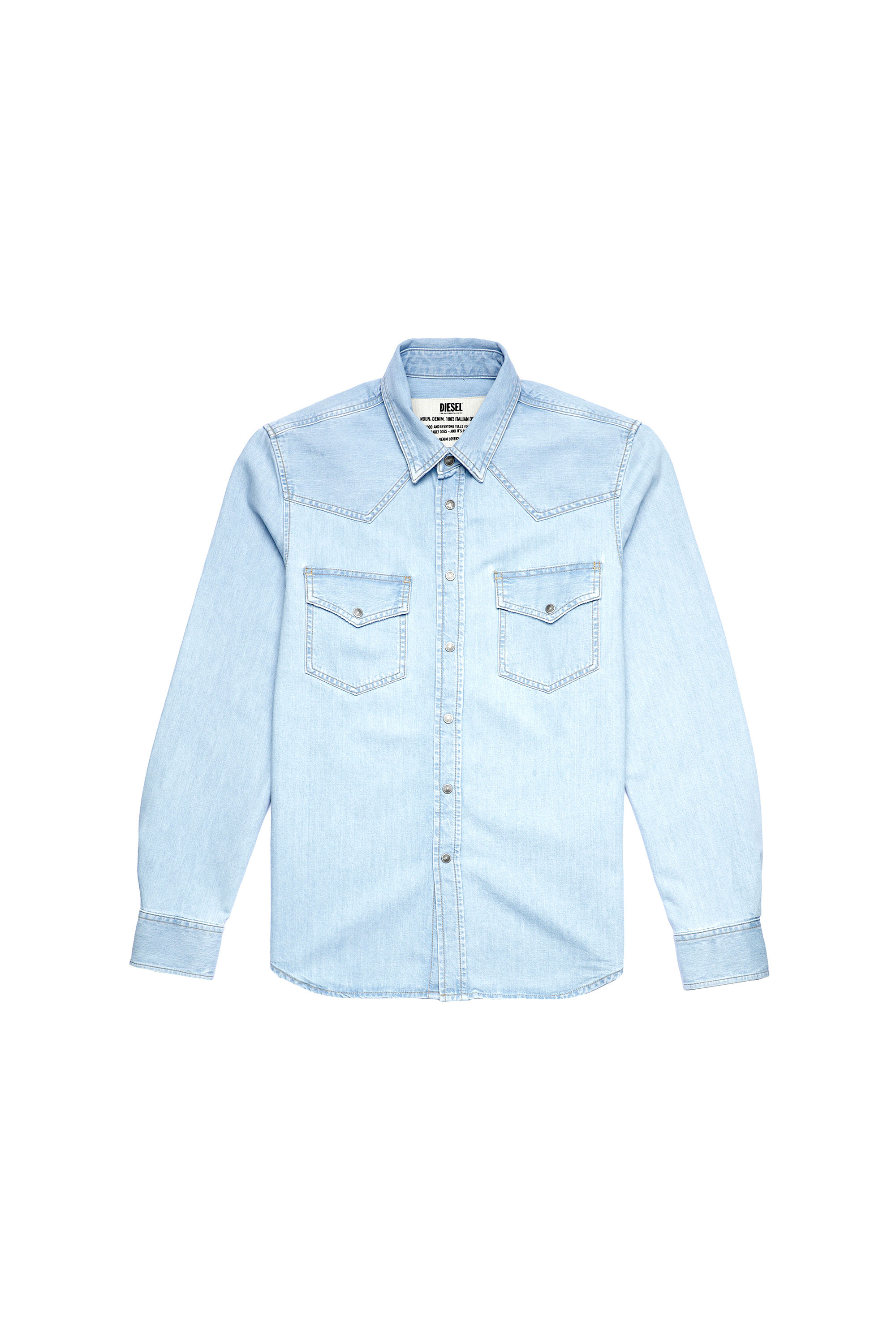 D-EAST-P1, Light Blue - Denim Shirts