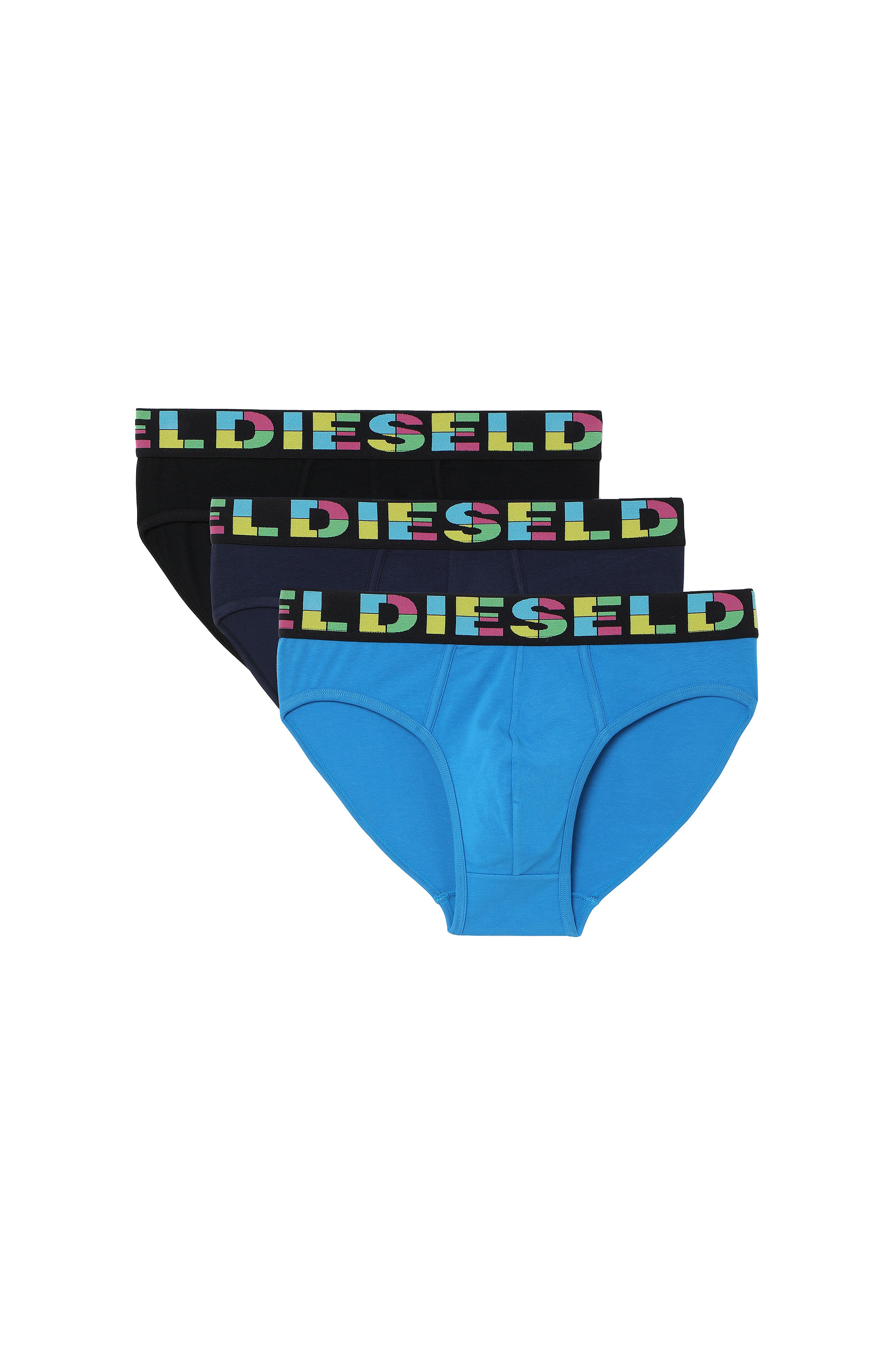 UMBR-ANDRETHREEPACK, Blue/Black - Briefs