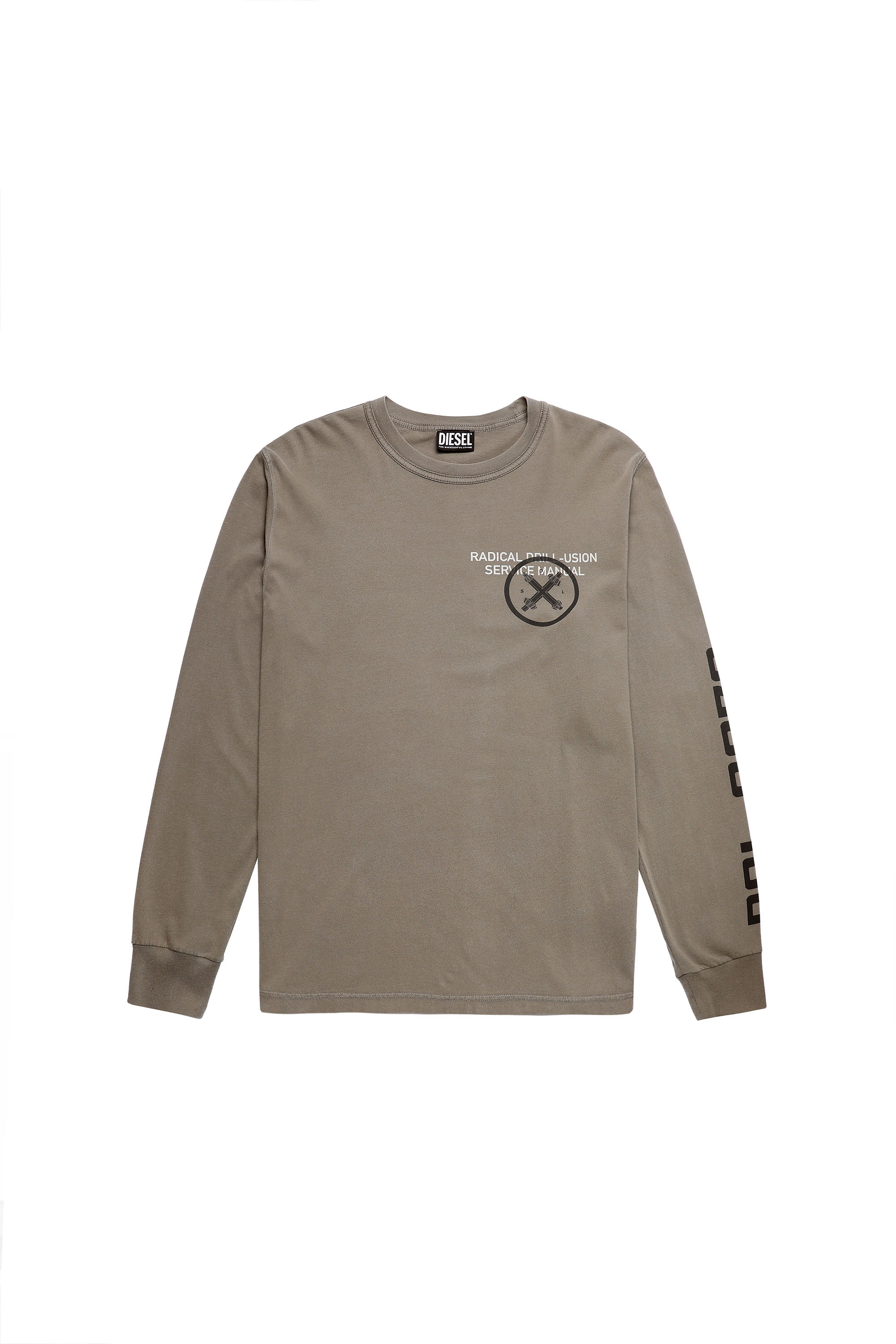 T-JUBINDY-LS, Olive Green - T-Shirts